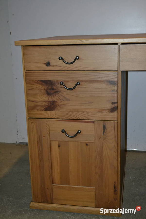 biurko sosnowe gabinetowe