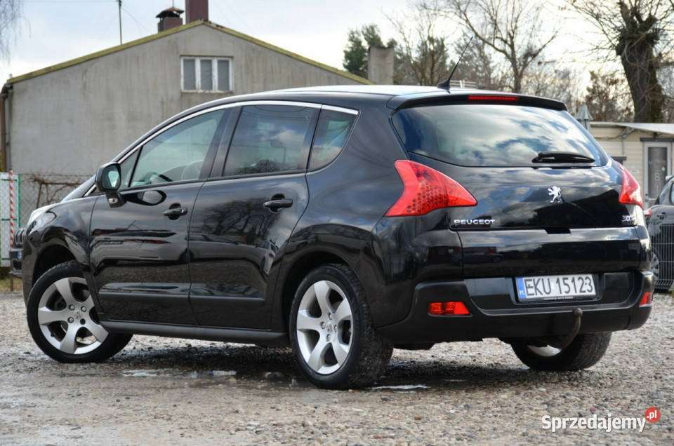 Peugeot 3008 Zarejestrowan 16T Serwis Panorama czarny Kutno sprzedam
