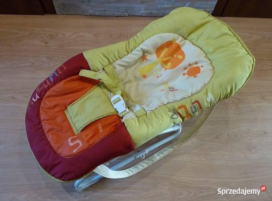 Leżaczek dziecka regulowany kilka pozycji ma Rzeszów