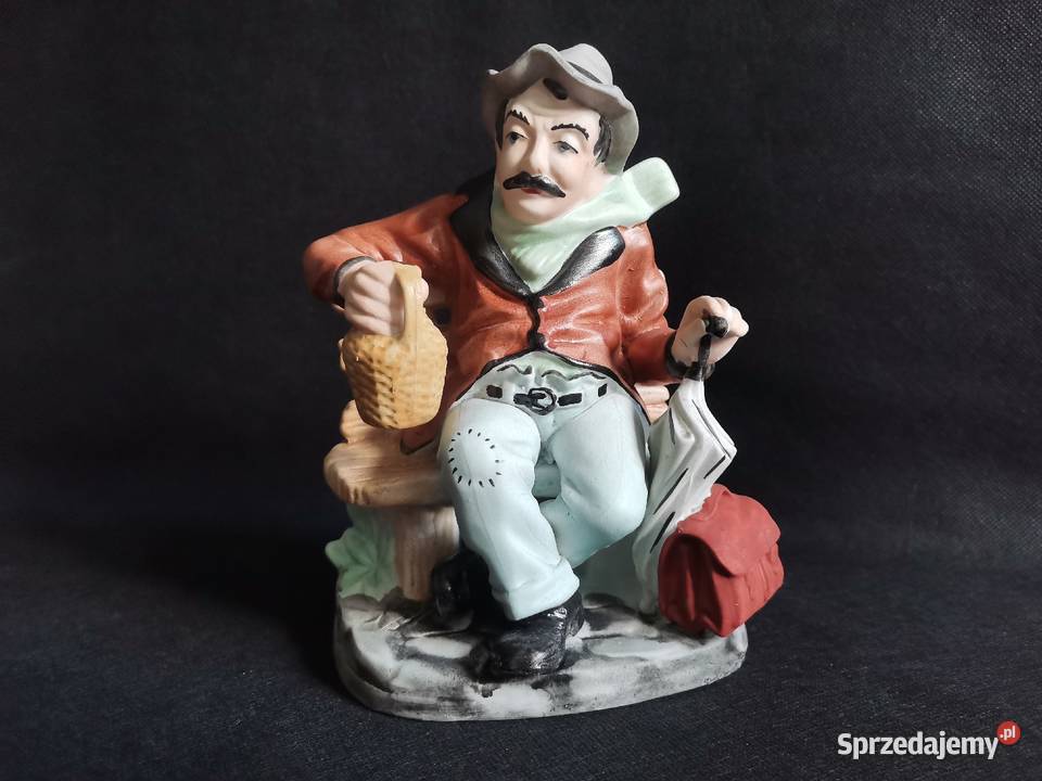 Stara figurka porcelanowa Cygan porcelana Apro Katowice