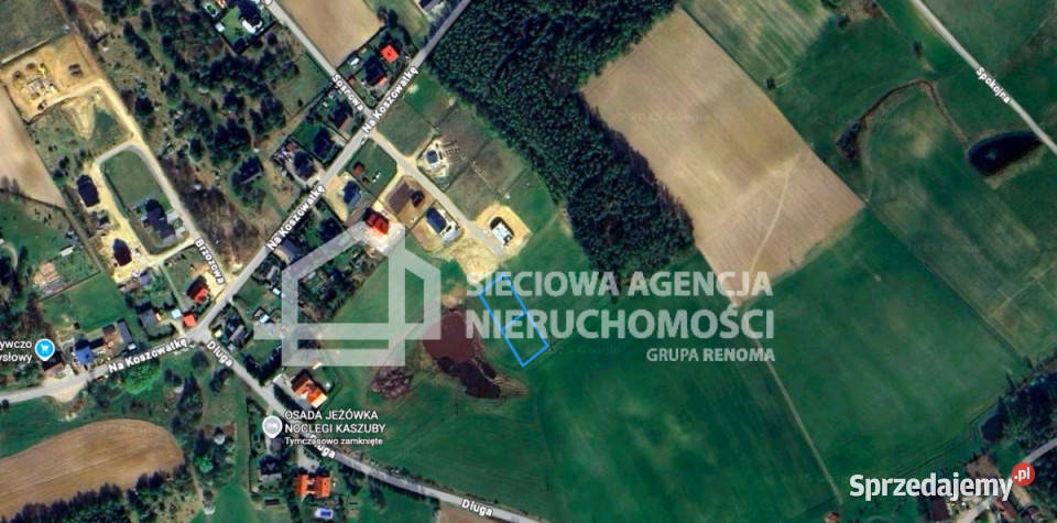 sprzedaży gruntu Ostrzyce 1080m2 31m sprzedam