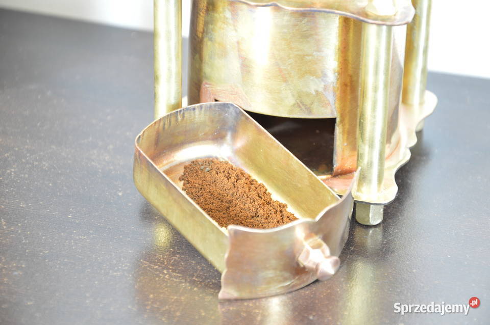 mosiężny ręczny MŁYNEK do kawy b stary Jastrzębie-Zdrój