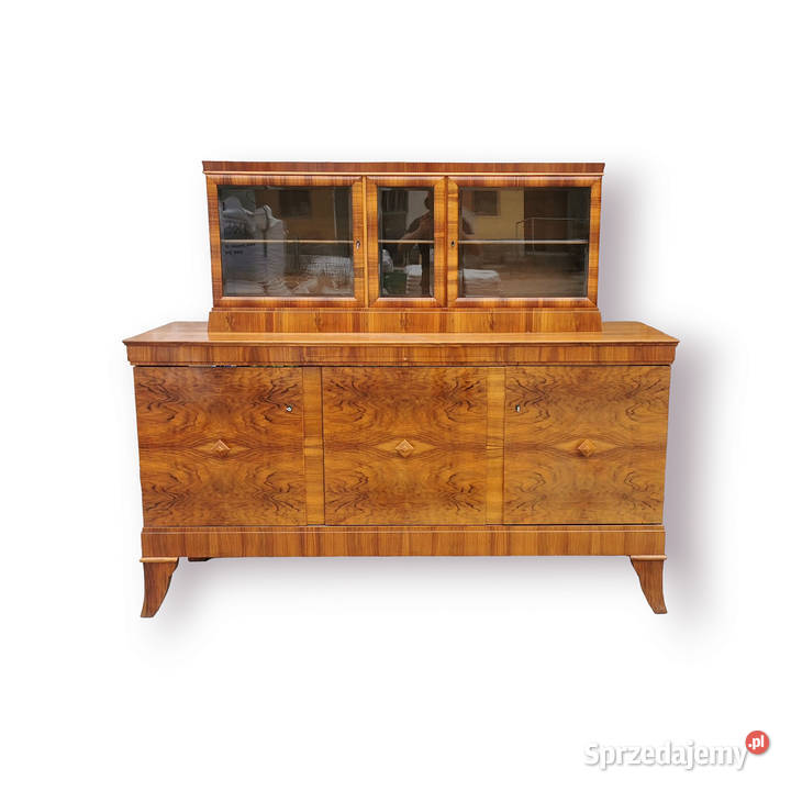 Kredens pomocnik dwa fotele Art Deco z 1930 roku Wrocław