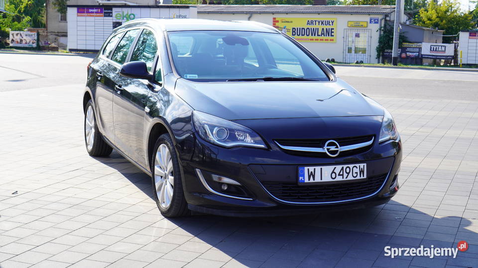 Opel Astra J Touring Sport kombi wersja cosmo nieuszkodzony Warszawa