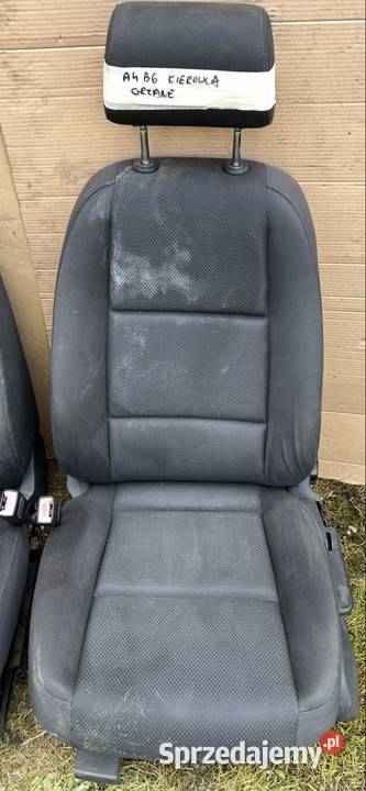 Fotel kierowcy pasażera Audi a4 b6 podgrzewane pomorskie Chojnice