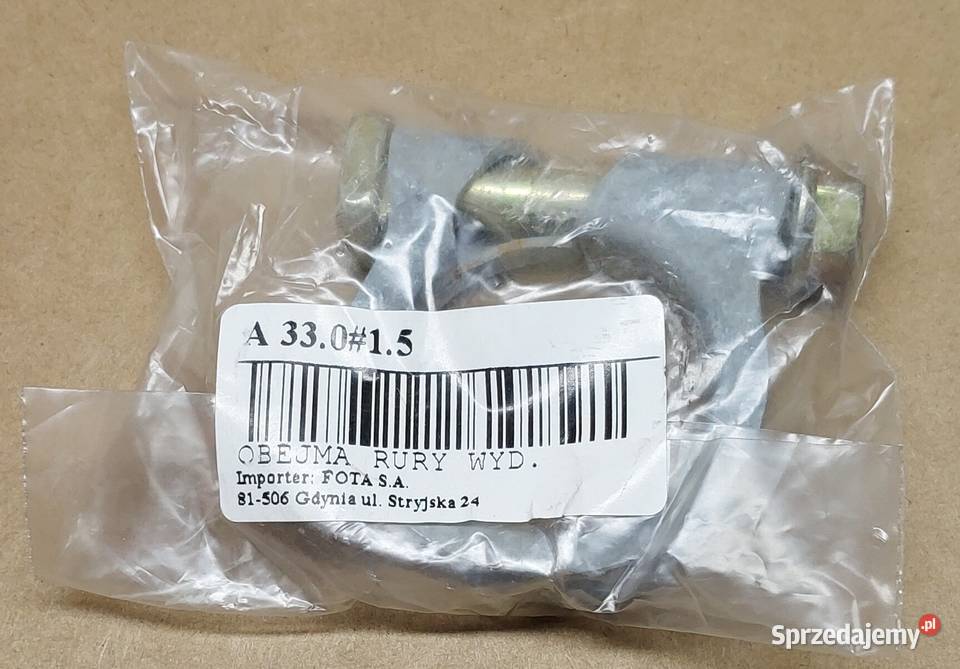 OBEJMA RURY WYDECHOWEJ R36 3336 MM osobowe Mielęcin