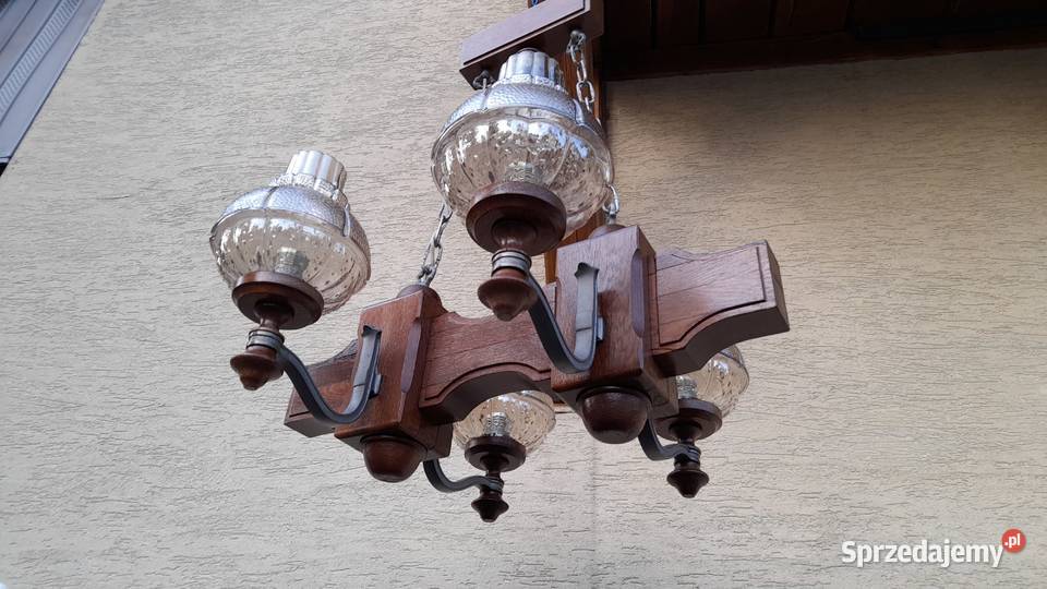 Lampa sufitowa żyrandol stylowy na belce na mazowieckie Garwolin