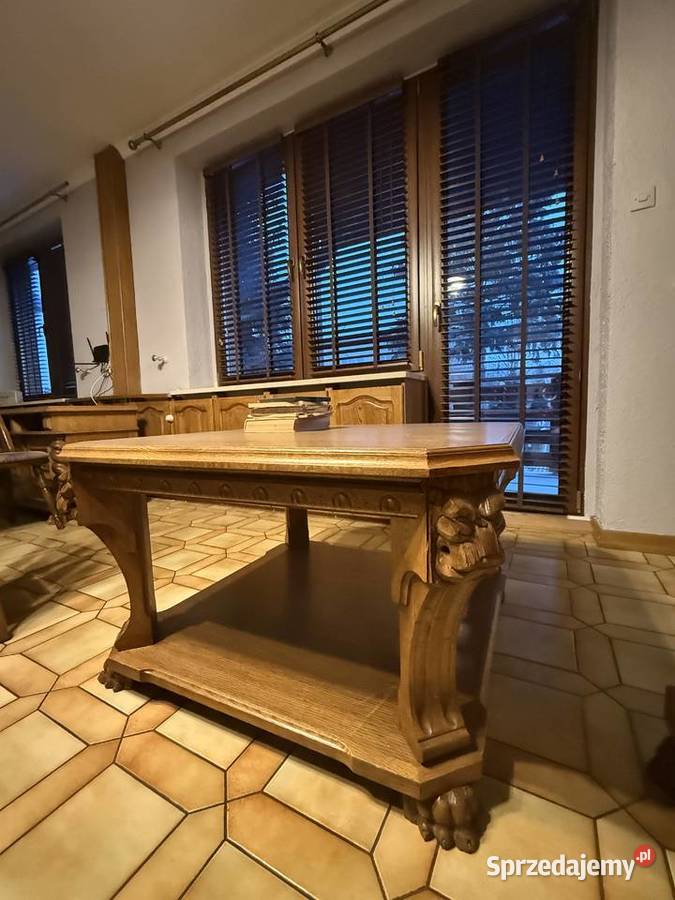 Meble z litego drewna Gdańskie Lwy okazja pomorskie Ustka