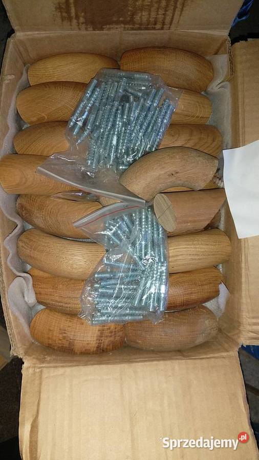 Kolanko drewniane dębowe 90 Pietrowice Wielkie