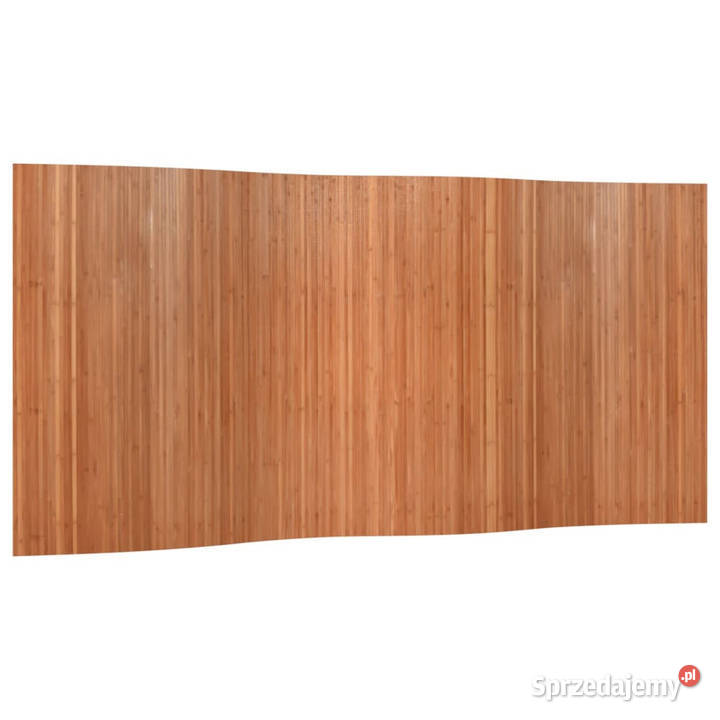 Parawan brązowy 165x400 bambusowy WM376999