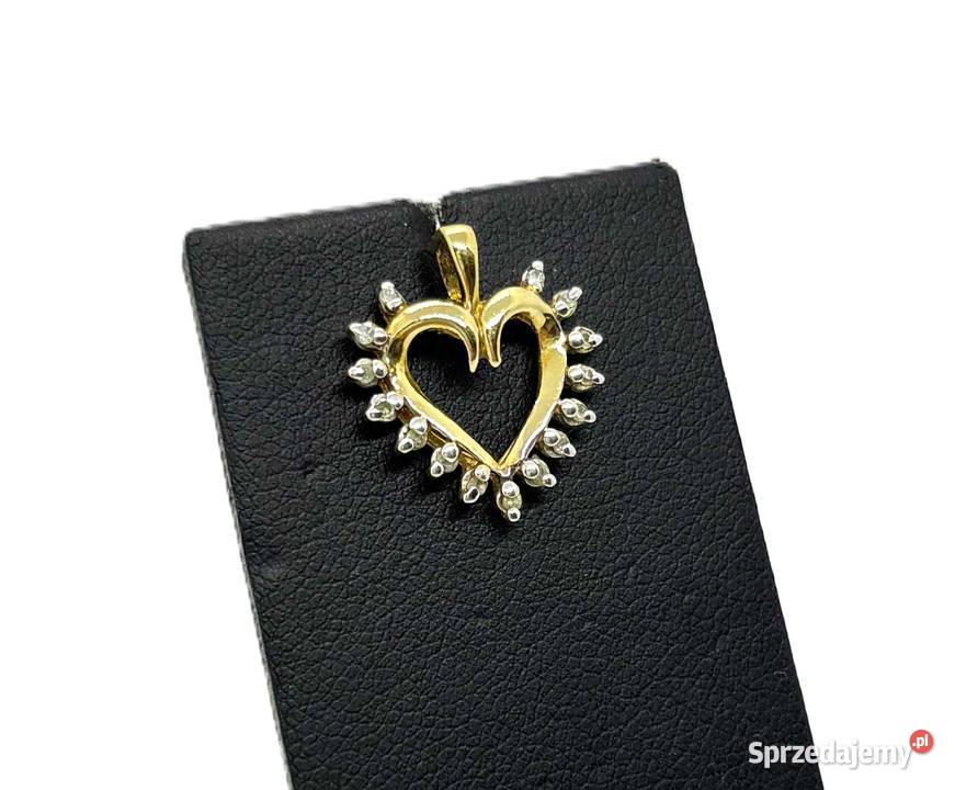 Złota Zawieszka pr 585 118g Serce warmińsko-mazurskie Elbląg