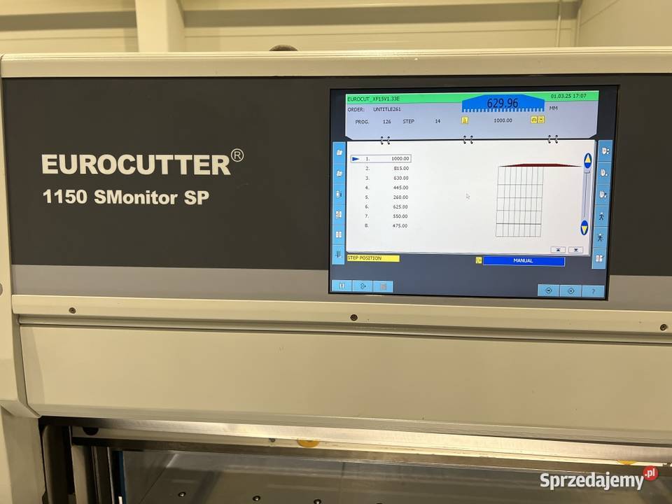 Gilotyna do papieru Eurocutter 1150 SMonitor SP Radom sprzedam