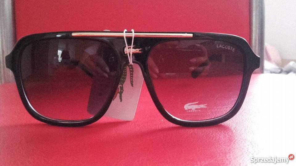 LACSOTE NOWE OKULARY PRZECIWSLONECZNE LOGOWANE