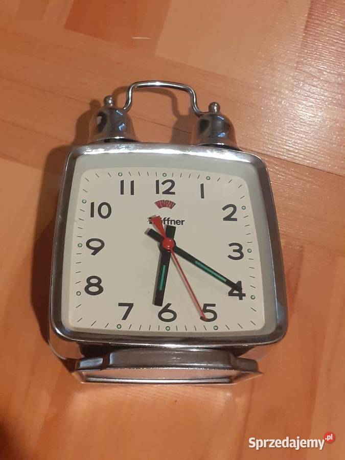 Retro Zegar budzik HOFFNER Chorzów