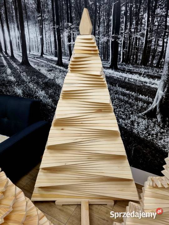 Drewniana choinka 160 ekologiczne drzewko Kalety