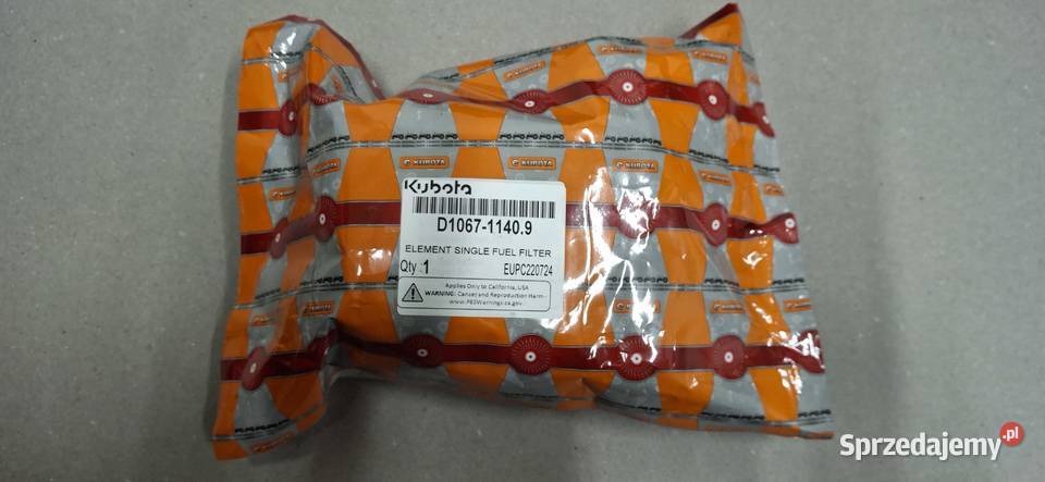 Filtr paliwa Kubota o numerze D106711409 Łaziska Górne