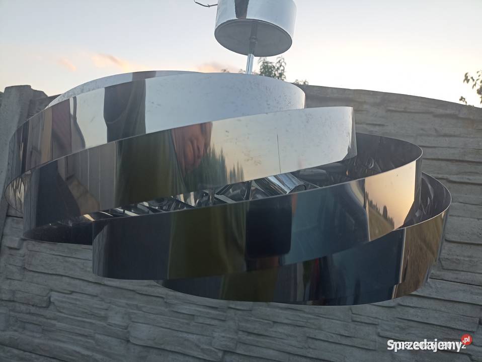 Żyrandol lampa wisząca ze stali nierdzewnej Komprachcice