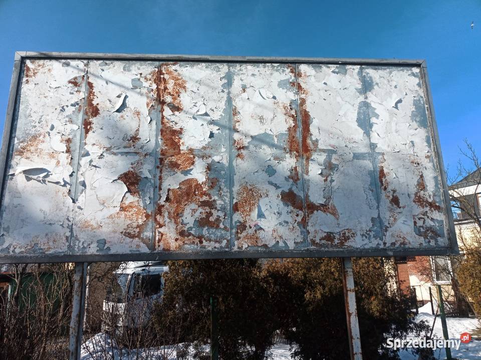 Tablica reklamowa baner mazowieckie Warszawa