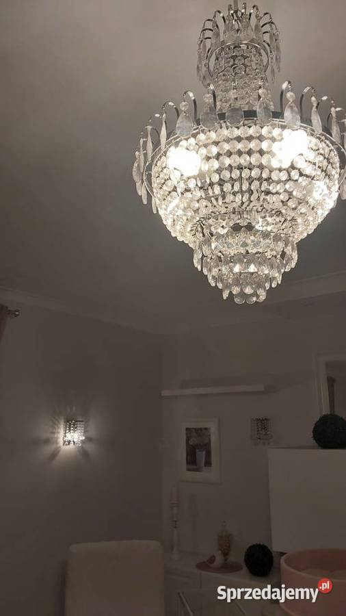 Żyrandol i 6 kinkietów śląskie sprzedam
