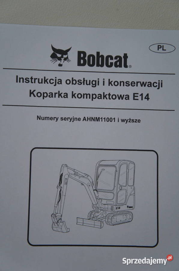 Instrukcja obsługi i konserwacji DTR minikoparka Kielce sprzedam