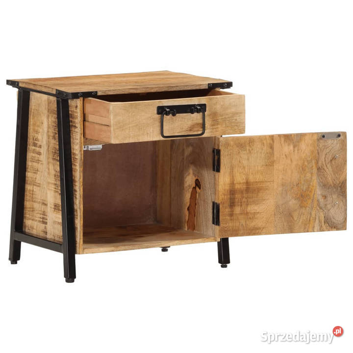 Szafka nocna 40x30x42 lite drewno mango WM358917 Warszawa