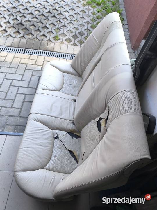 Tylna kanapa Mercedes w220 jasny beż dolnośląskie
