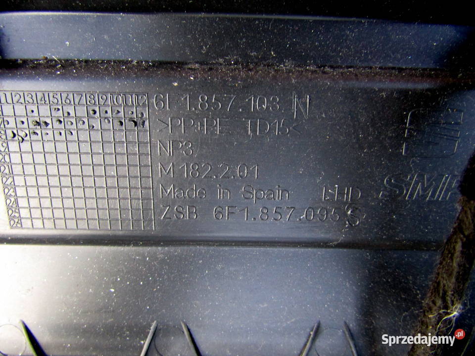 SCHOWEK PASAŻERA SEAT IBIZA V 6F KJ1 6F1857095S Mysłaków