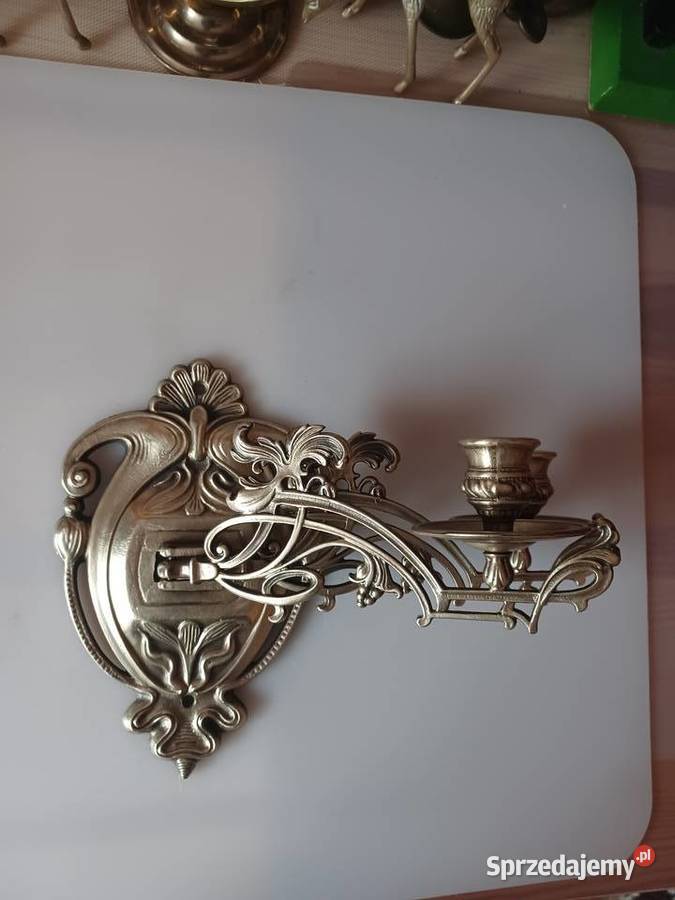 Mosiężny świecznik do pianina Poznań