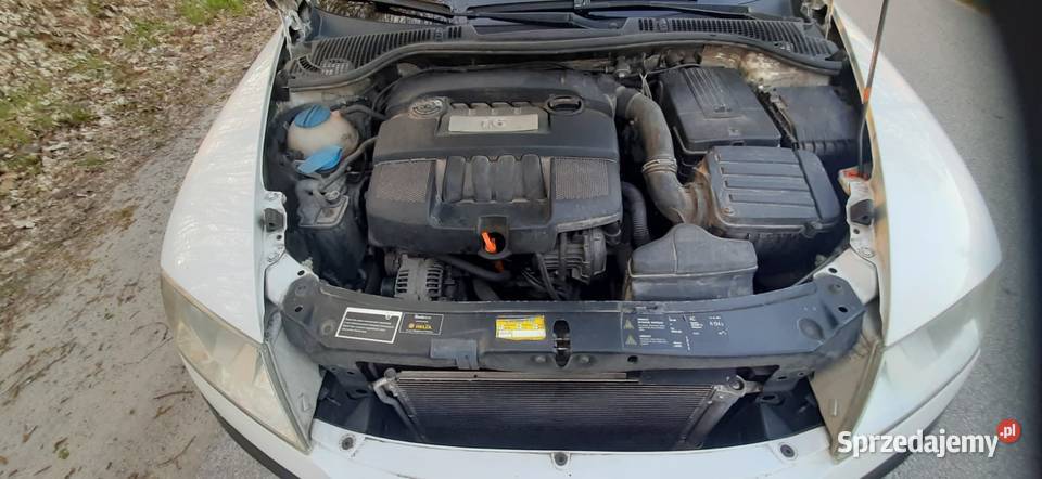 Skoda Octavia II 2007 16 MPI BG Sekwencja biały mazowieckie Radom
