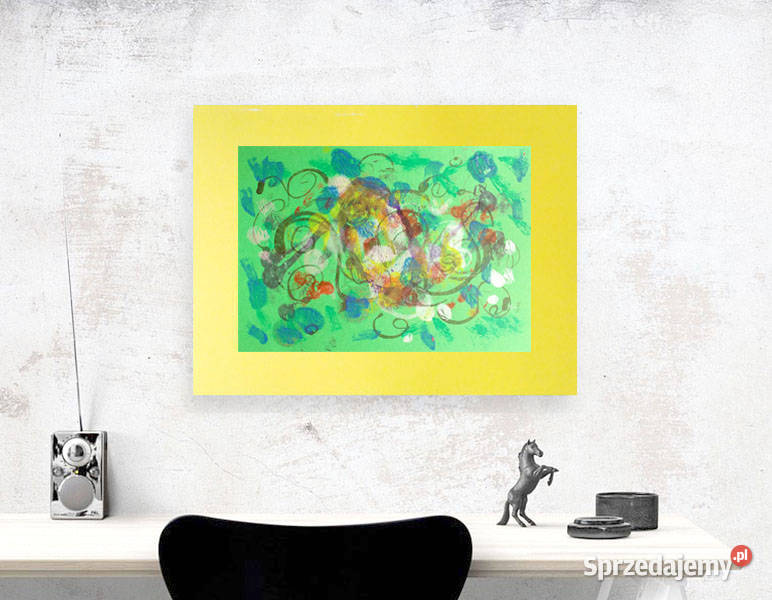 abstrakcyjny rysunek abstrakcja do loftu małopolskie Kraków sprzedam