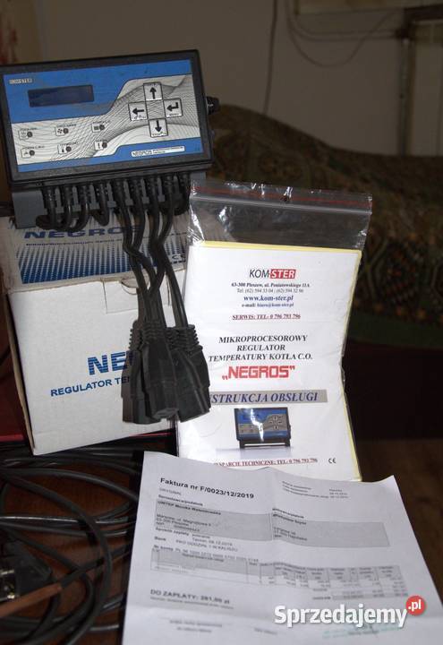 Sterownik NEGROS do pieca co z podajnikiem Pozostałe Hajnówka