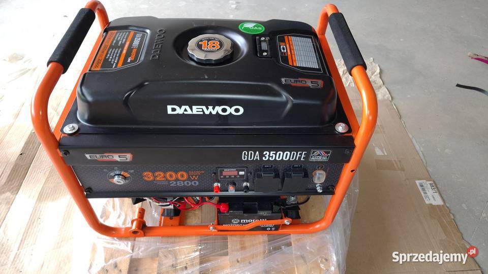 Agregat prądotwórczy Daewoo GDA 3500DFE dolnośląskie Jelenia Góra
