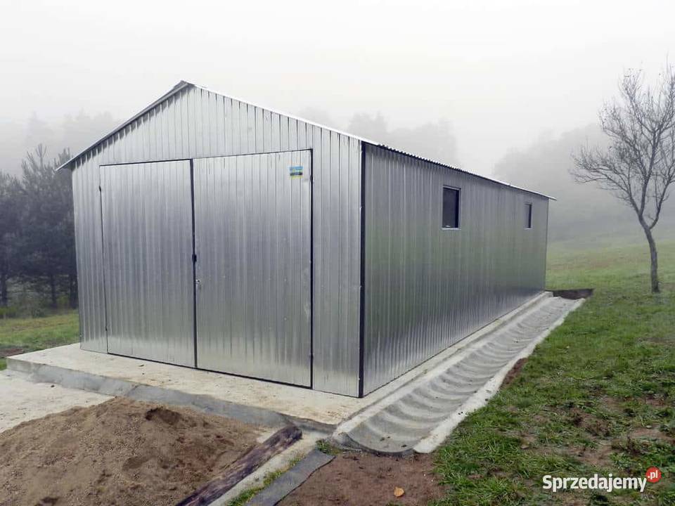 Blaszana montowana hala 510 m srebrna małopolskie Kraków