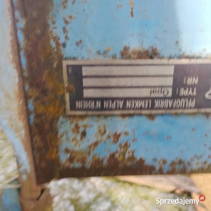 Pług obrotowy Niemeyer 4 skiby Kuhn Lemken 3 Opatów