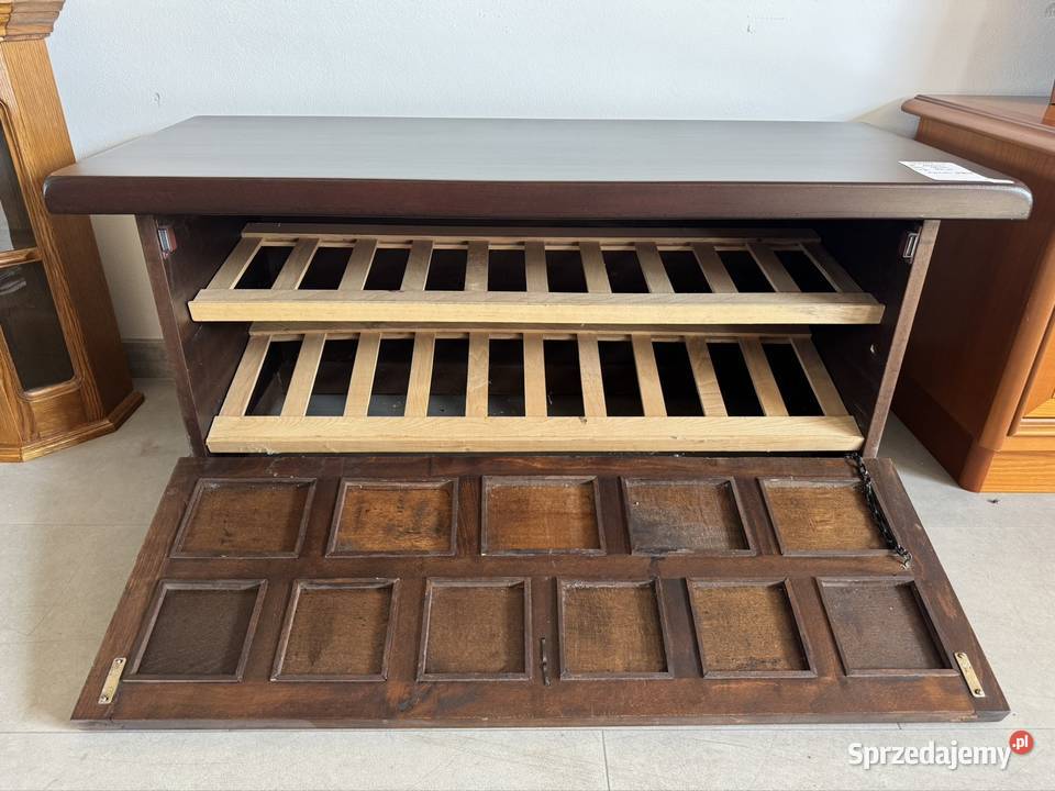 Drewniana skrzynia na buty 44cm warmińsko-mazurskie Ełk