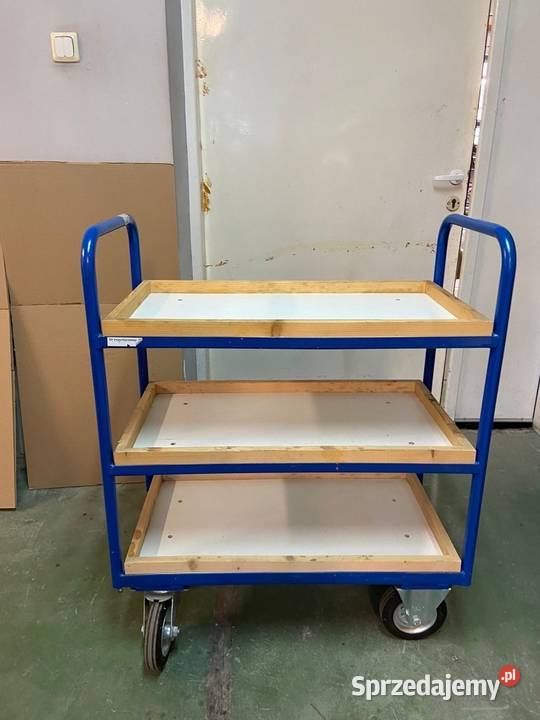 wózki półkowy 3 półki z rantem 745x395mm na Rzeszów