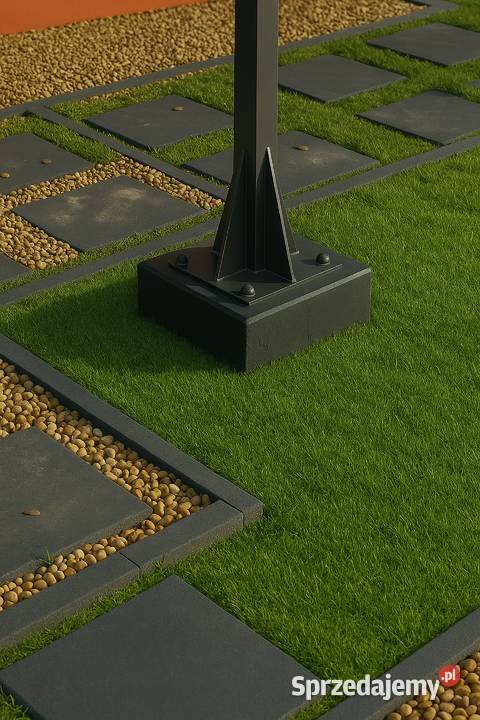 Lampa ogrodowa solarna LED latarnia słup Jeżowe