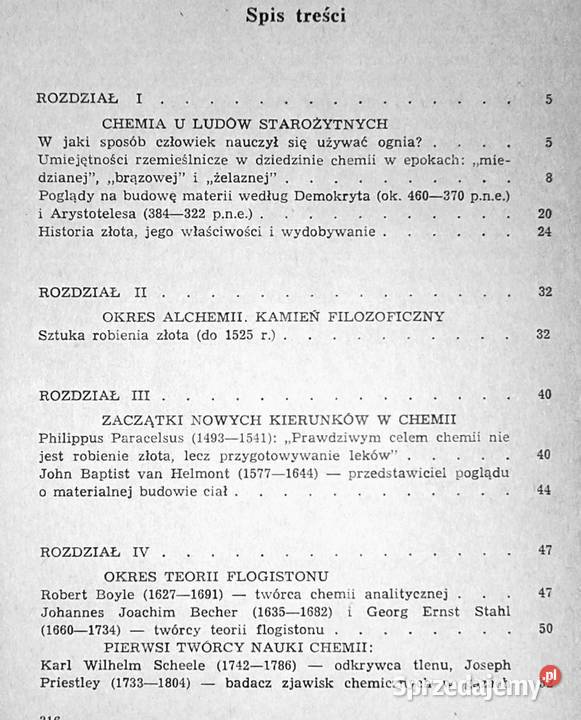 Z historii chemii Jan Sikora miękka lubelskie Chełm sprzedam