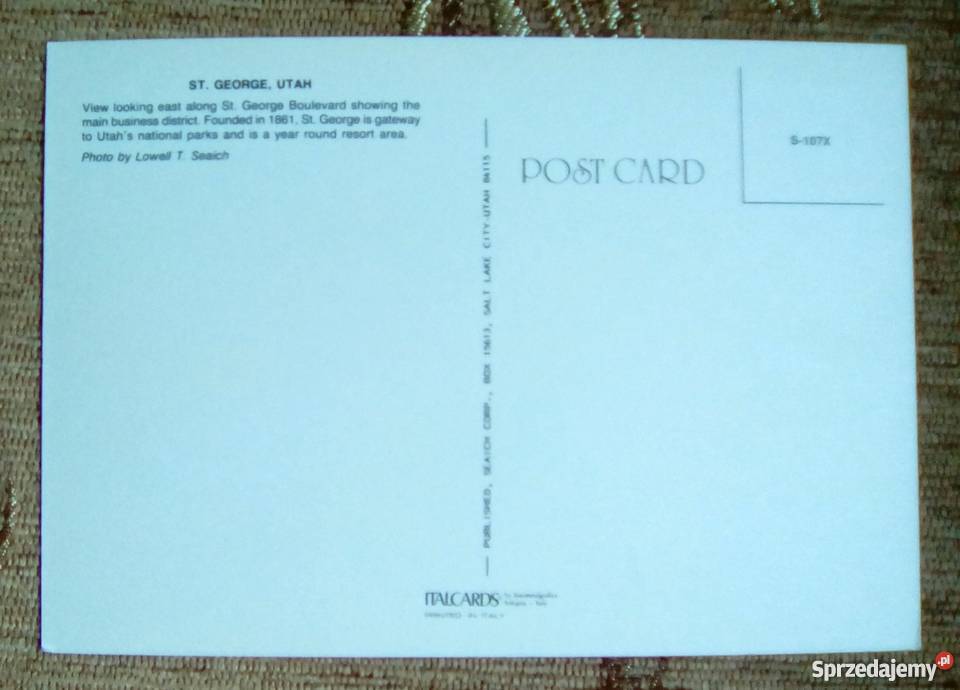 ST GEORGE MIASTO NA GRANICY STANÓW UTAH I Piszczac