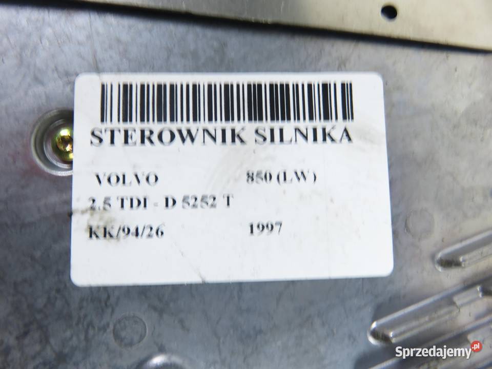 STEROWNIK VOLVO 850 LW 25 TDI D 5252 T osobowe