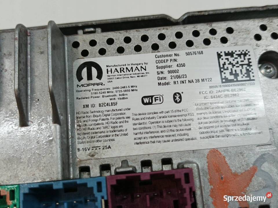 MODUŁ BLUETOOOTH WIFI 50576168 Alfa Romeo Tonale