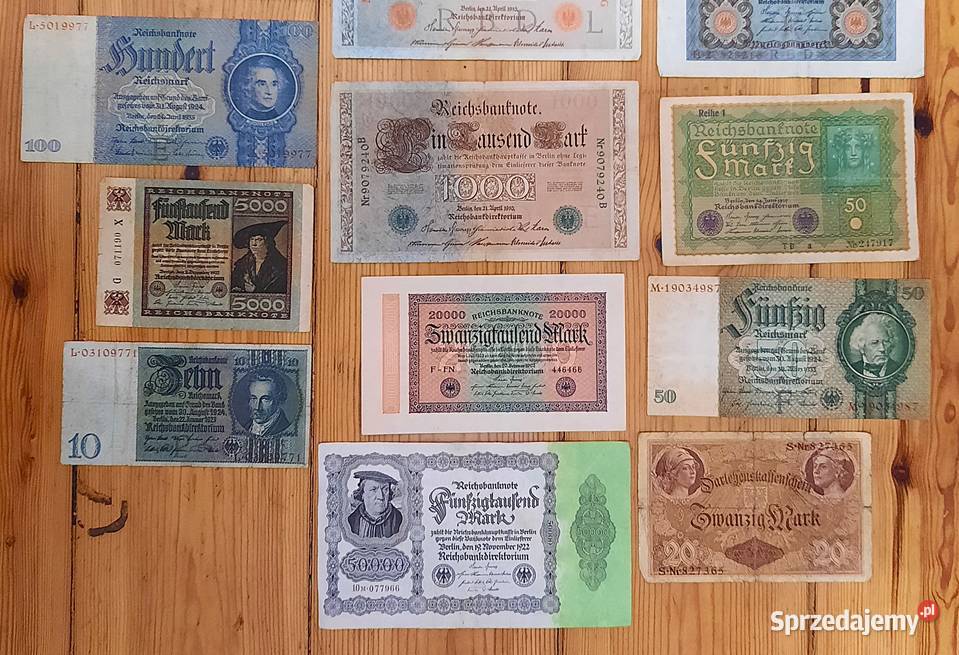 Zestaw Starych Banknotów N3 Gliwice