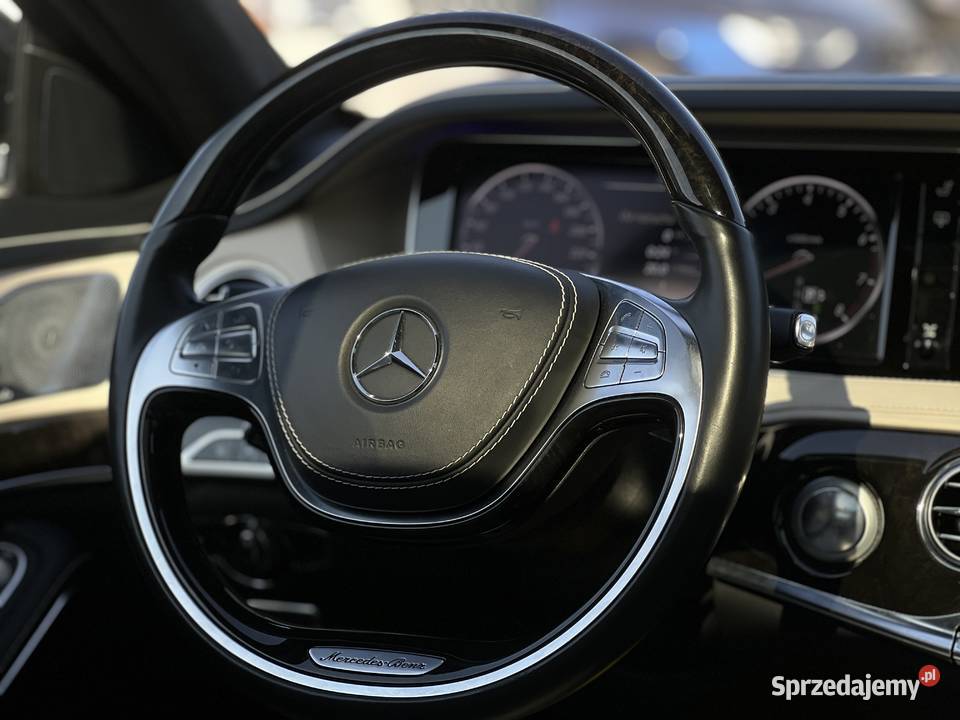 MercedesBenz S 500 2013 skórzana tapicerka