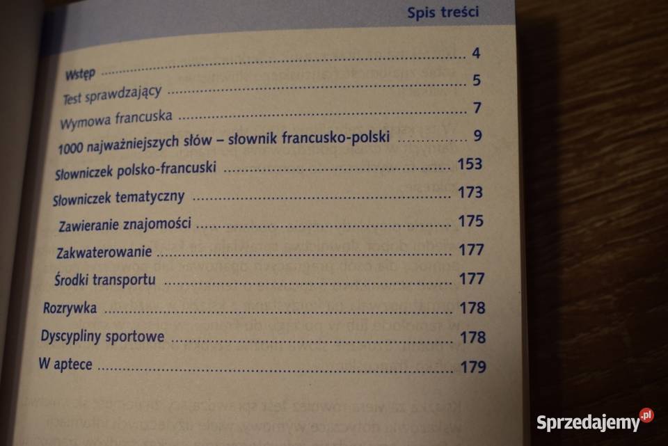 1000 najważniejszych słów w języku francuskim Chełmno