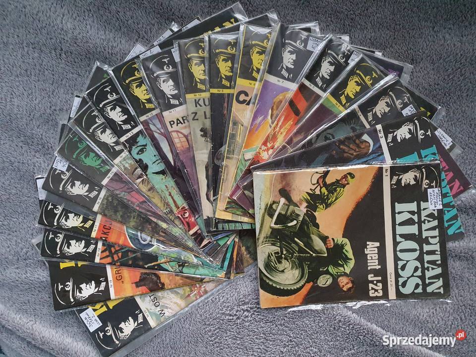 Kapitan Kloss zestaw 19 komiksów wydanie 2 Gdynia