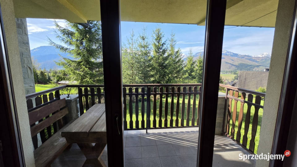Apartament z tarasem i kominkiem parter Kościelisko