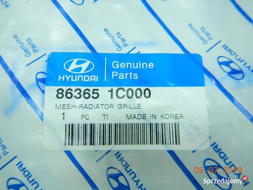 GRILL ATRAPA HYUNDAI GETZ 0205 NOWY ORYGINAŁ ASO