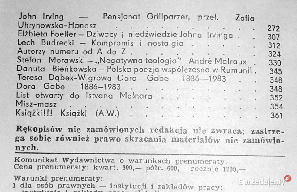 Literatura na świecie 8 145 1983