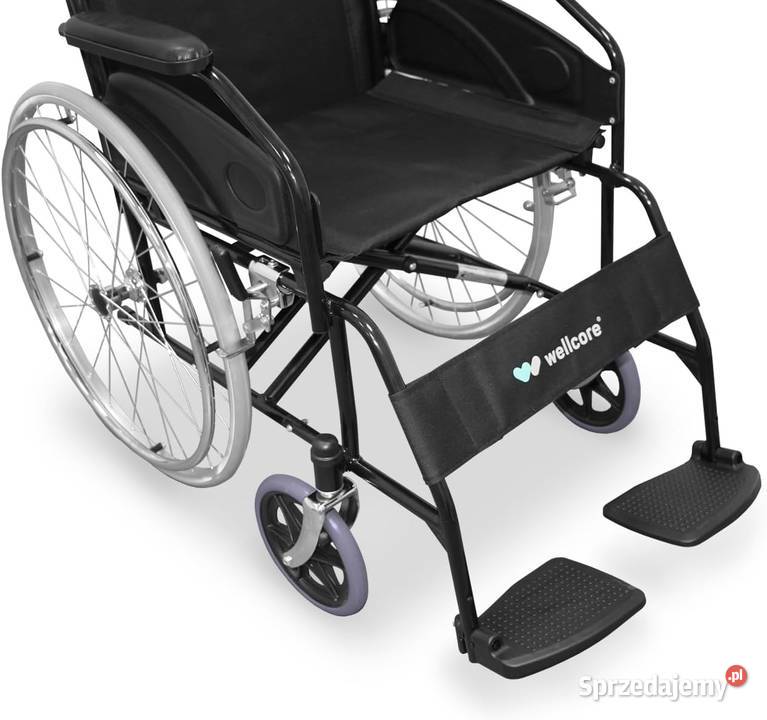 Składany wózek inwalidzki ze stali Wellcore Rzeszów