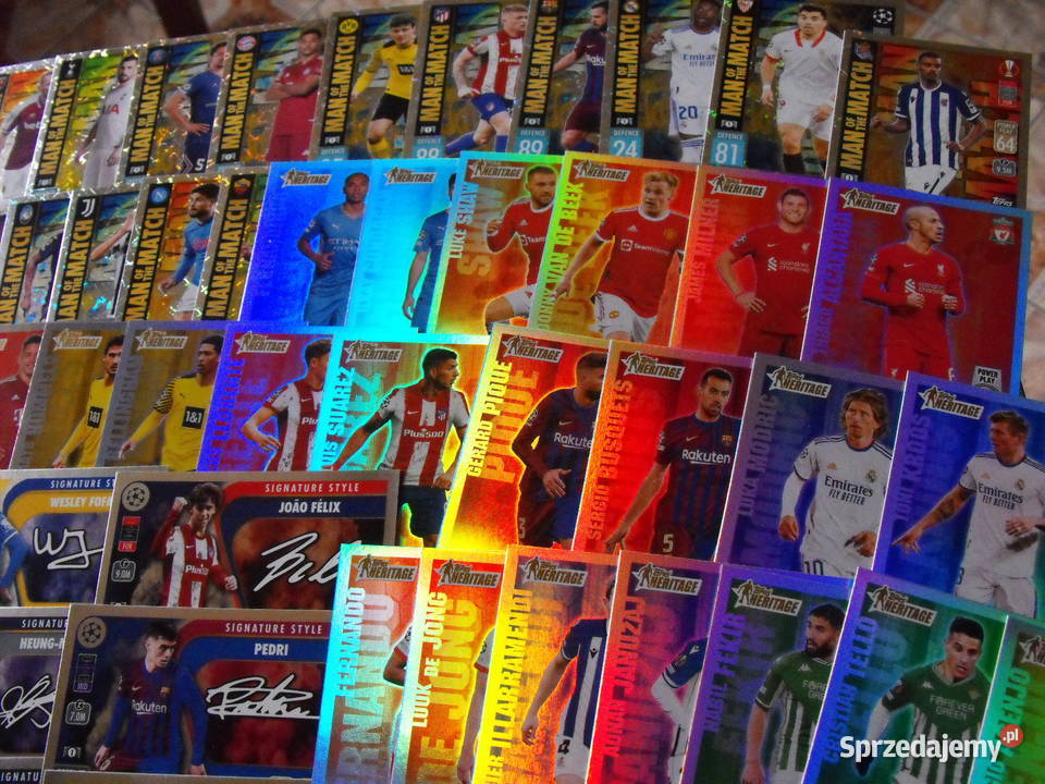 topps Match Attax 202122 KOMPLET kart OKAZJA Pozostałe Mykanów